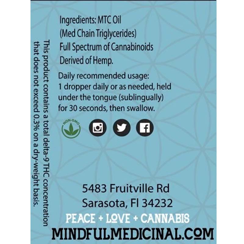 1500mg Full Spectrum Tincture - Image 3